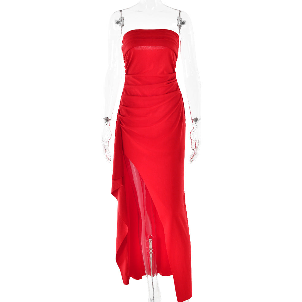 Vestido “Eclipse Royale” – Vestido Elegante de Fiesta con Corte Alto & Fit Escultural